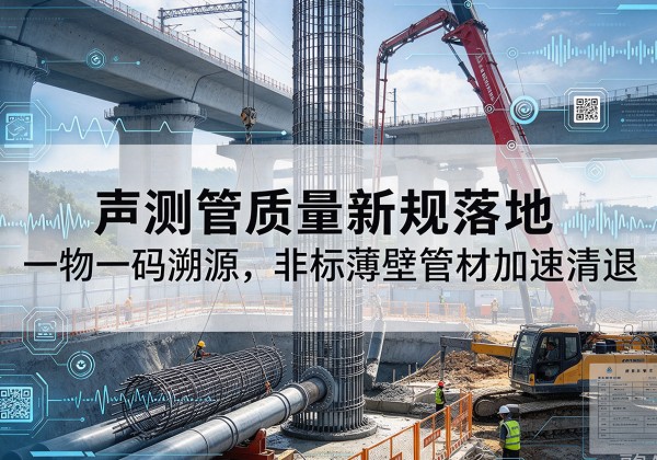 禹州声测管质量新规落地，一物一码溯源，非标薄壁管材加速清退