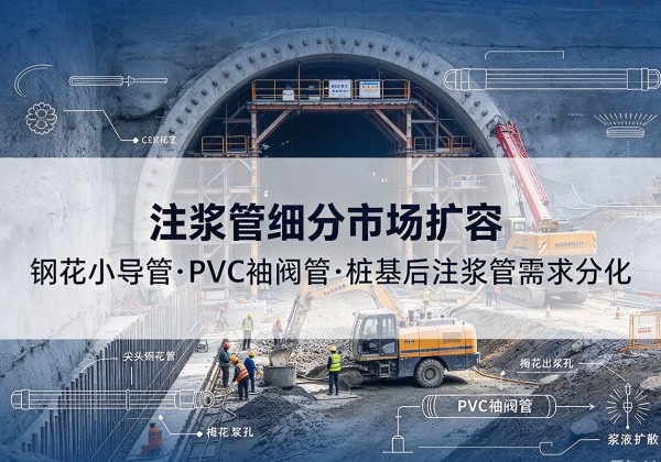 禹州注浆管细分市场扩容，隧道钢花小导管、PVC 袖阀管、桩基后注浆管需求分化